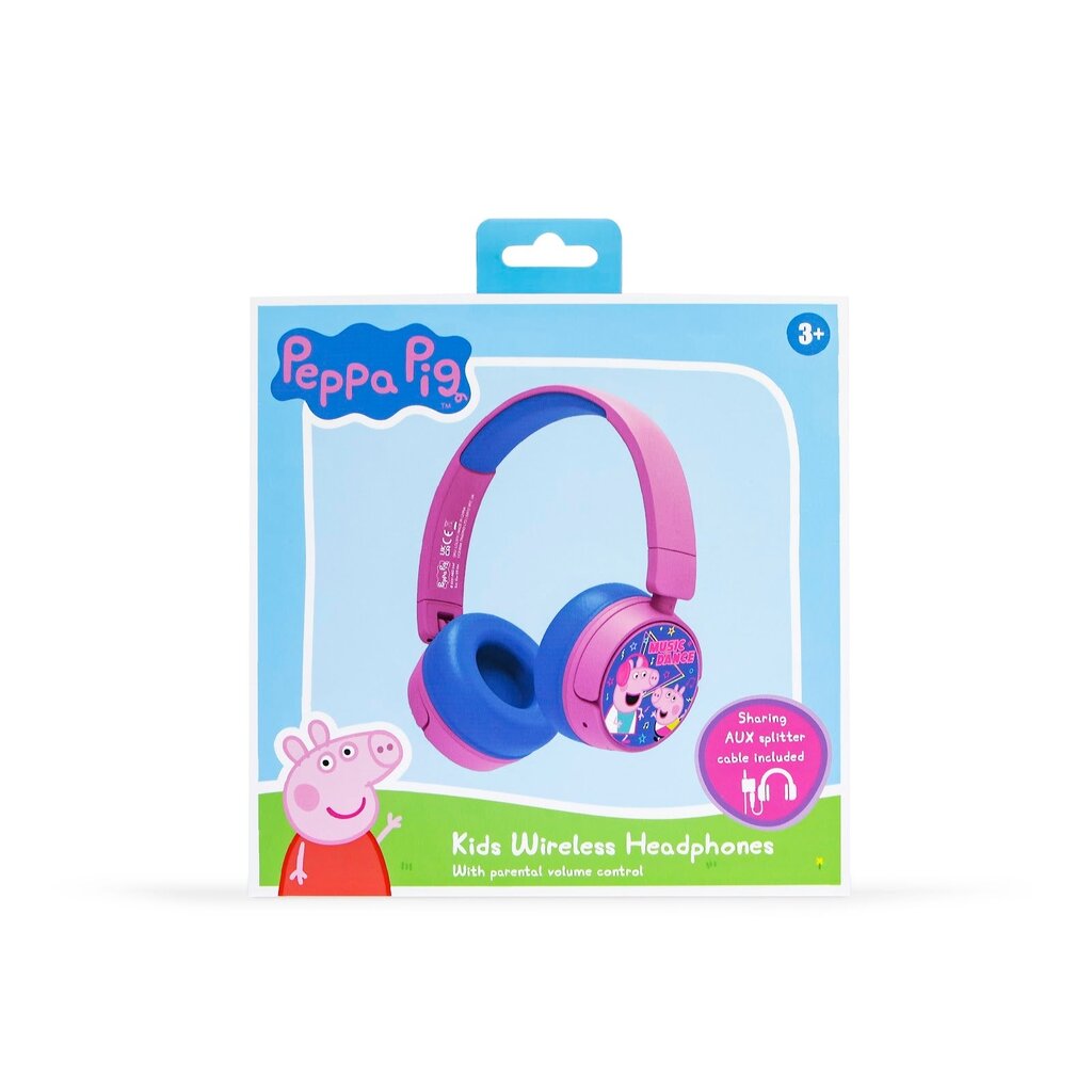 OTL Technologies Peppa Pig - Dansmuziek - junior bluetooth koptelefoon