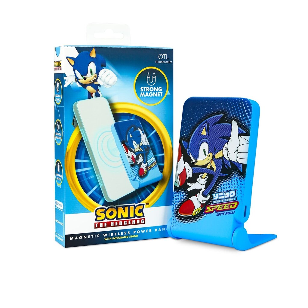 OTL Technologies Sonic the Hedgehog - Let's Roll - wireless magnetic power bank