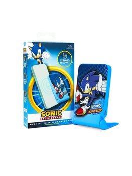 OTL Technologies Sonic the Hedgehog - Let's Roll - draadloze magnetische powerbank