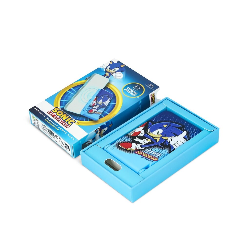OTL Technologies Sonic the Hedgehog - Let's Roll - draadloze magnetische powerbank