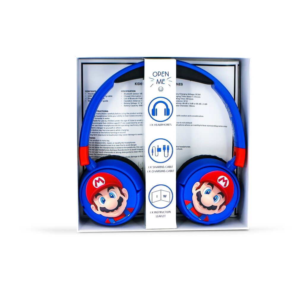 Super Mario Super Mario - It's a Me - junior bluetooth headphones