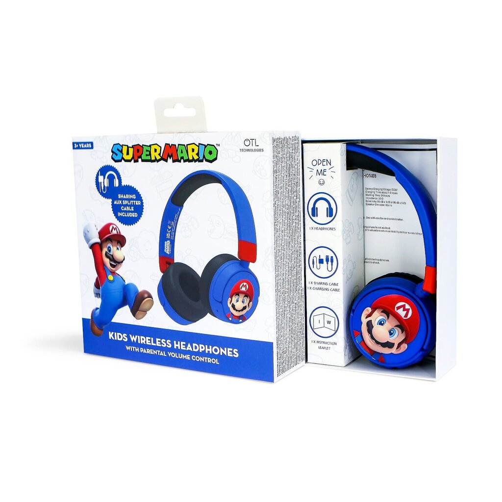 Super Mario Super Mario - It's a Me - junior bluetooth headphones