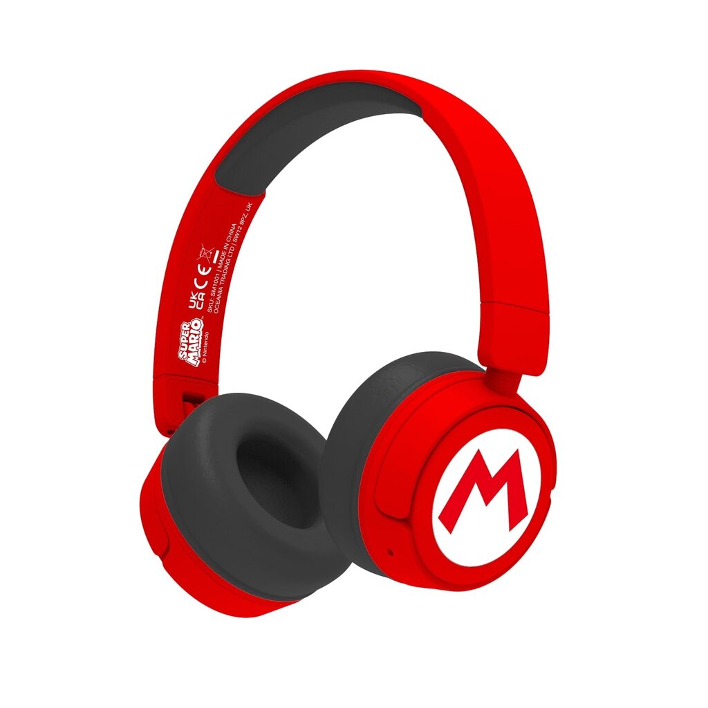Super Mario Super Mario - M logo - junior bluetooth headphones