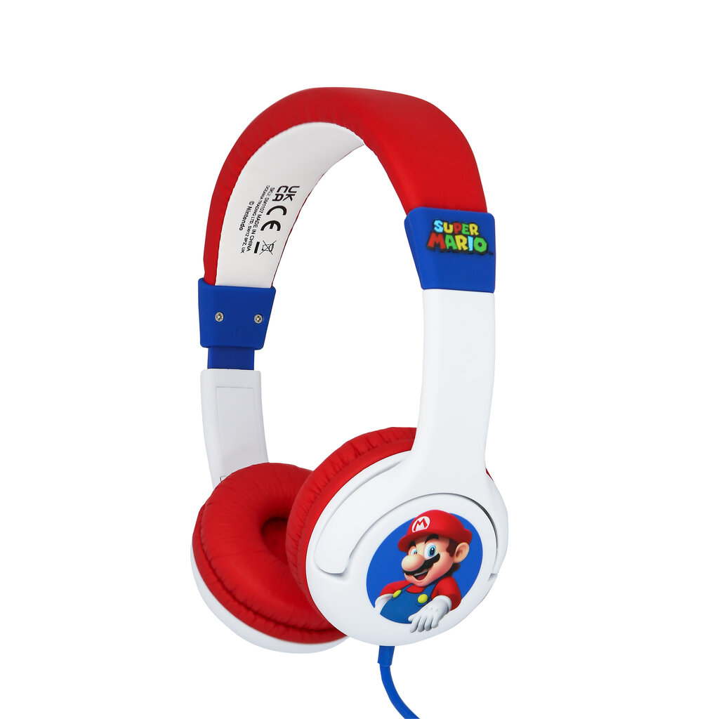 Super Mario Super Mario - junior koptelefoon (wit/rood)