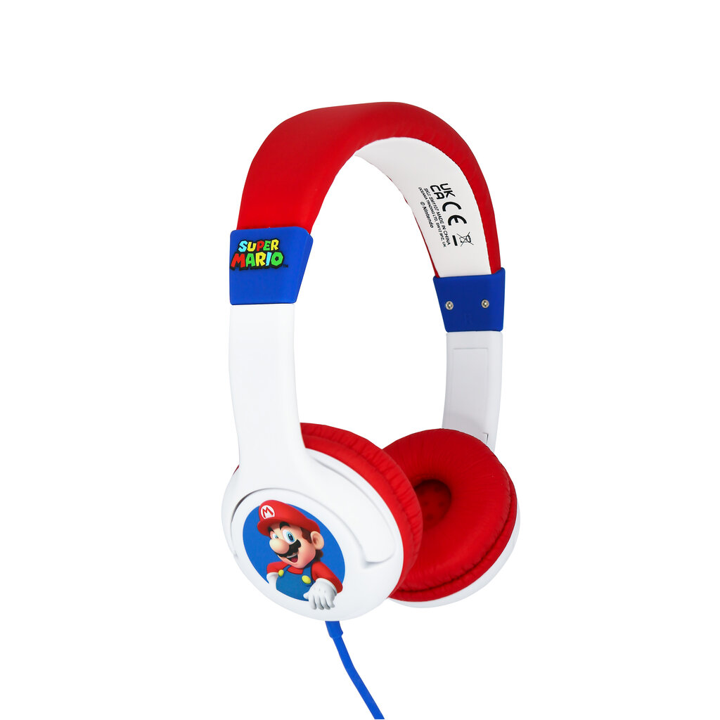 Super Mario Super Mario - junior koptelefoon (wit/rood)