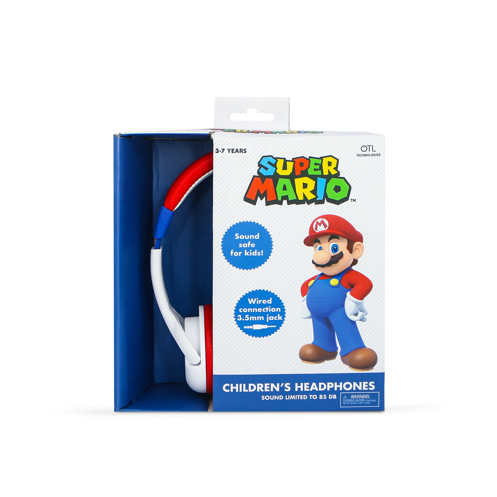 Super Mario Super Mario - junior headphones (white/red)