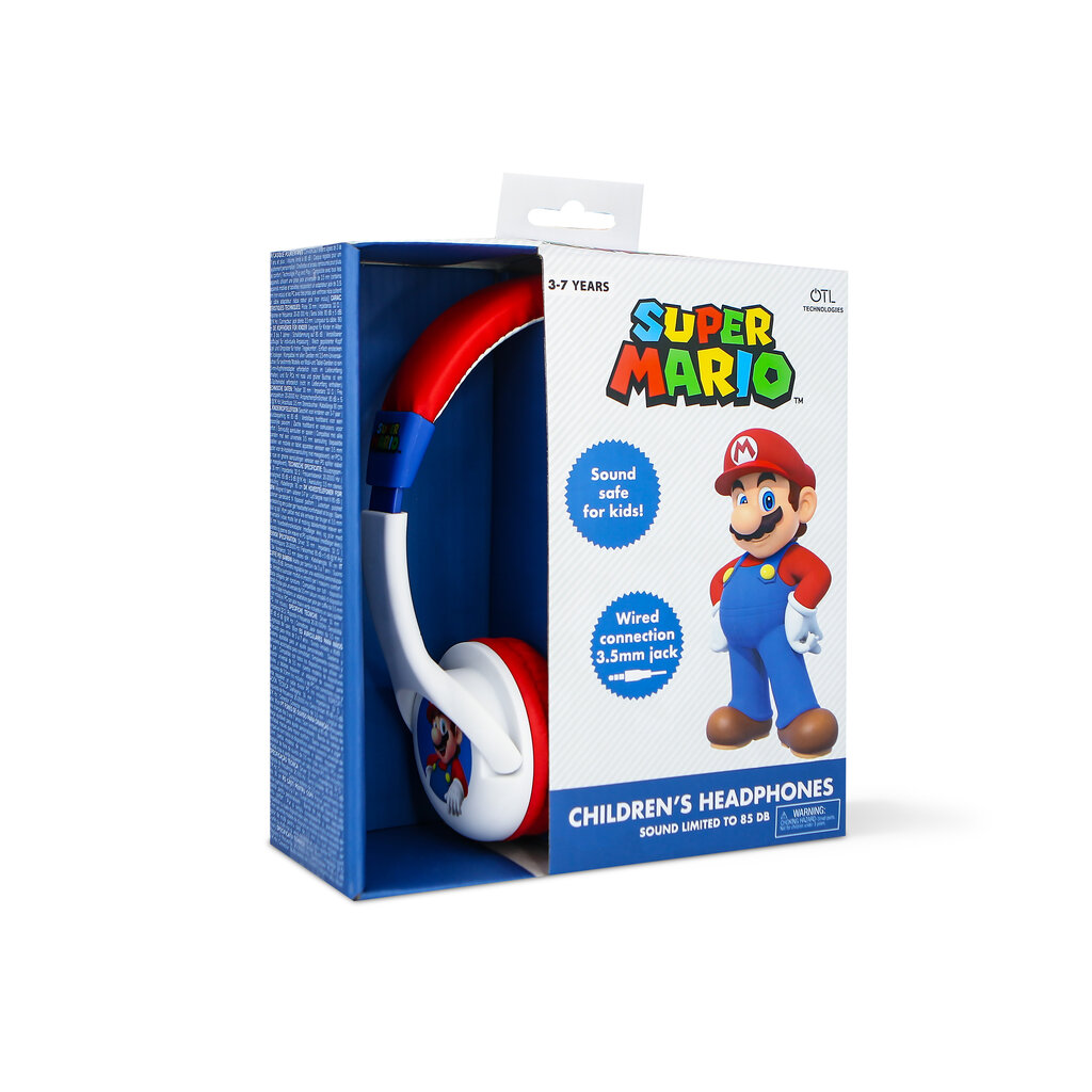 OTL Technologies Super Mario - junior headphones (white/red)