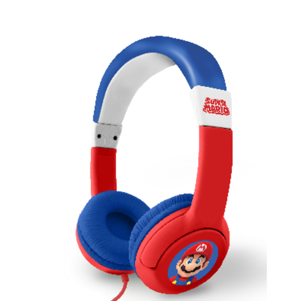 OTL Technologies Super Mario - junior koptelefoon (rood/blauw)