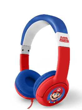 OTL Technologies Super Mario - junior headphones (red/blue)