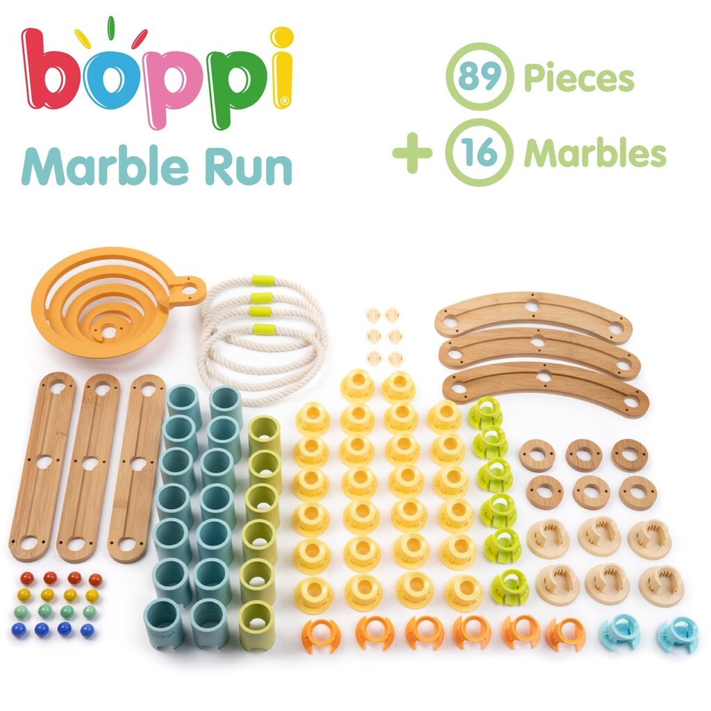 Boppi Boppi - wooden marble run - advanced pack