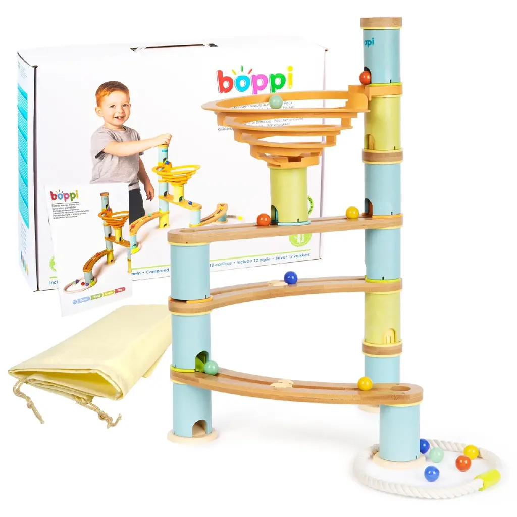 Boppi Boppi - houten knikkerbaan - starter pakket