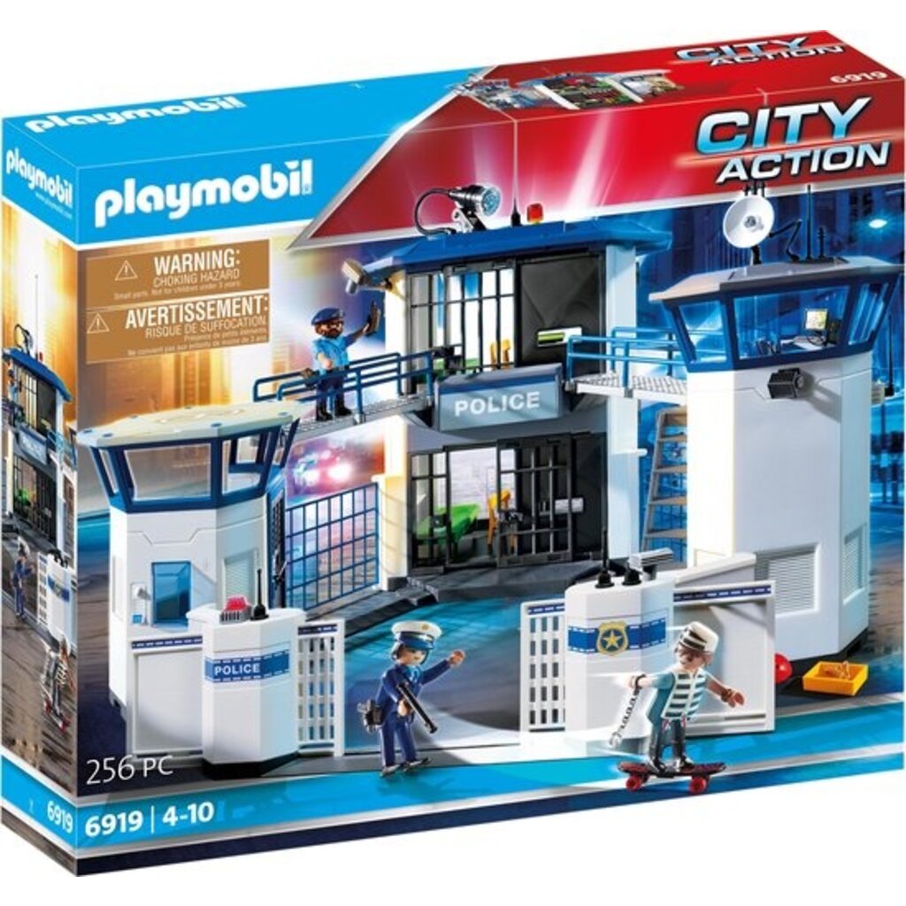 Playmobil - City Action Police Headquarters With Prison (6919)