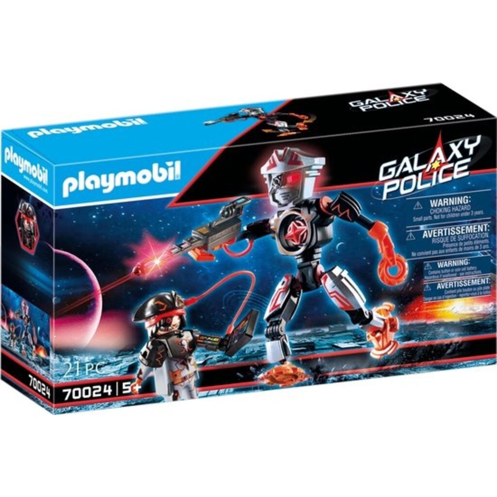 Playmobil Playmobil - Galaxy Police - Piratenrobot 21-delig (70024)