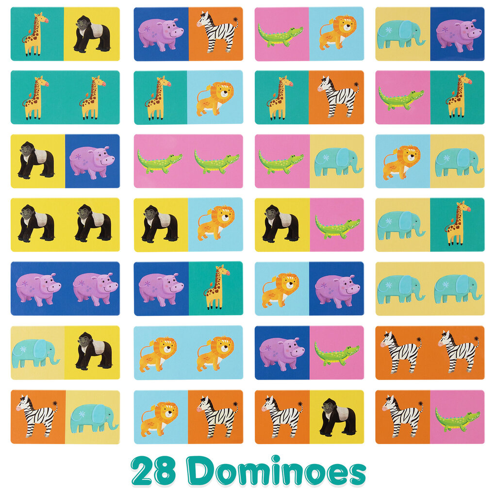Boppi Boppi - dominos game - wild animals