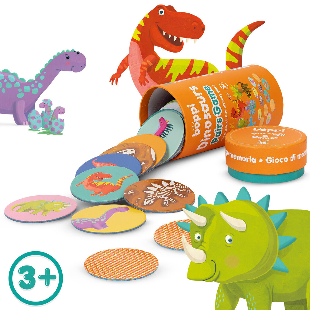 Boppi Boppi - memory kaartspel - dino's