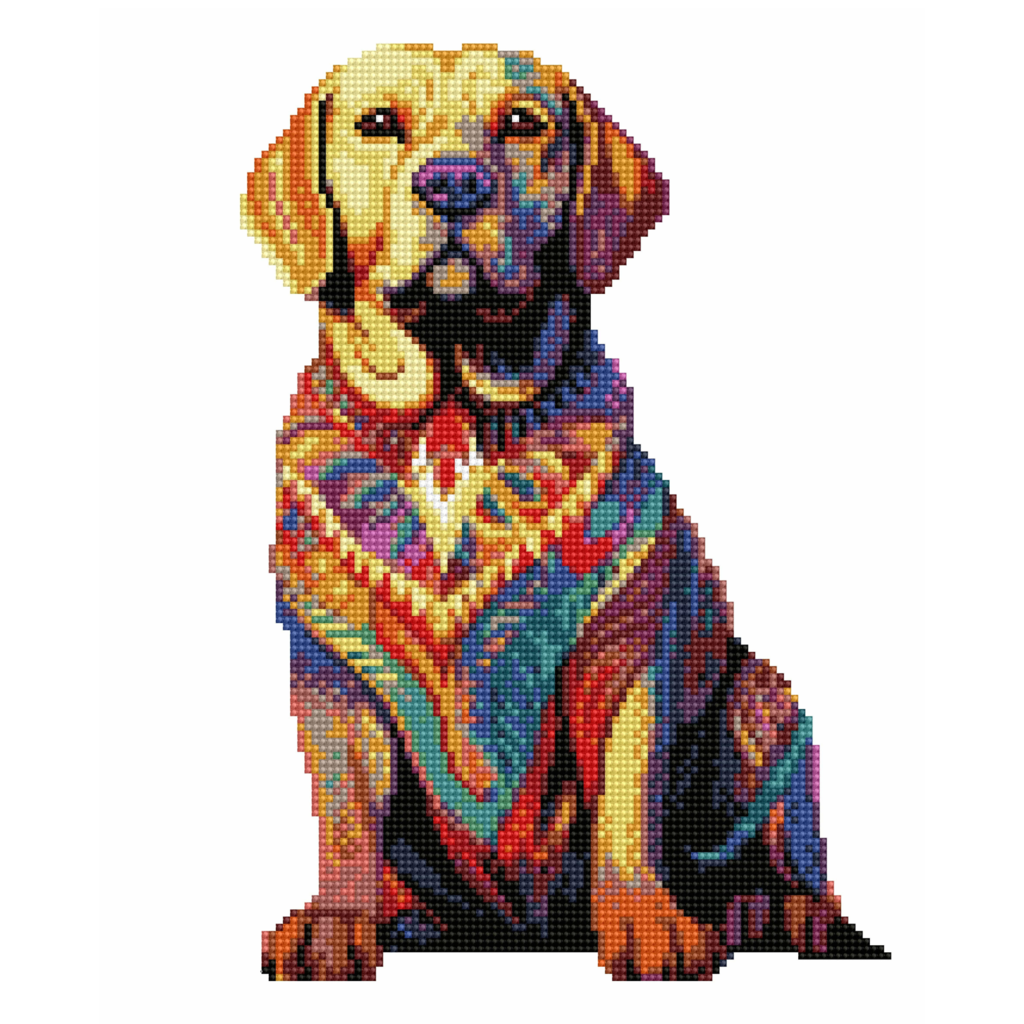 Crafthub Crafthub - Labrador hond - diamond painting set