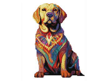 Crafthub Labrador hond - diamond painting set