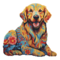Crafthub Crafthub - Golden Retriever dog - diamond painting set
