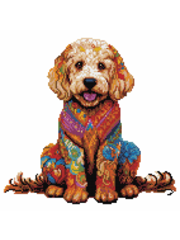 Crafthub Crafthub - Golden Doodle dog - diamond painting set