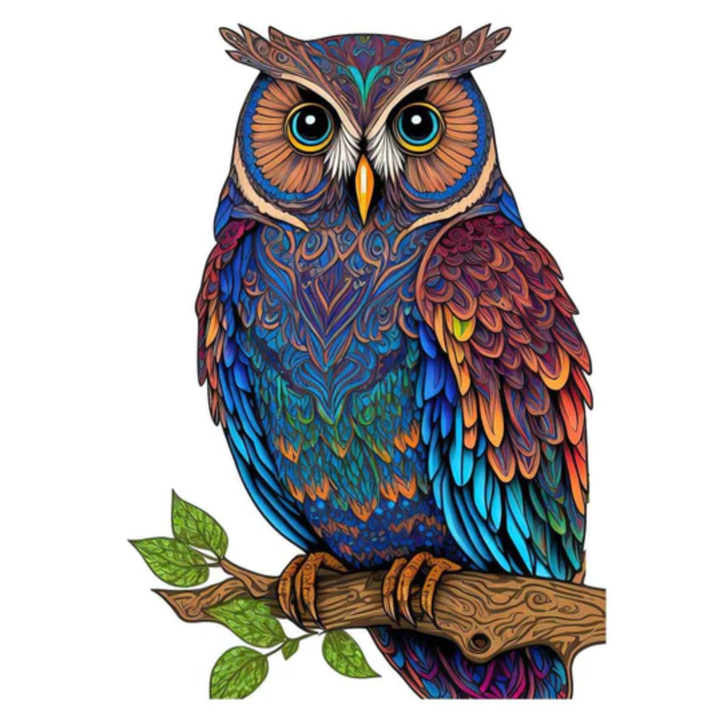 Crafthub Crafthub - Wisdom owl - premium wooden puzzle