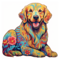 Crafthub Crafthub - Golden Retriever dog - premium wooden puzzle