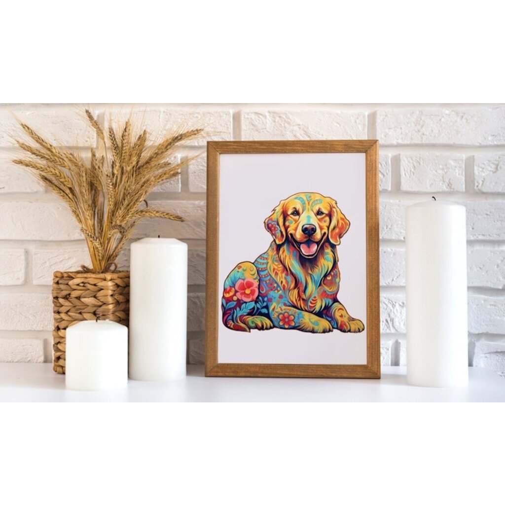 Crafthub Crafthub - Golden Retriever dog - premium wooden puzzle