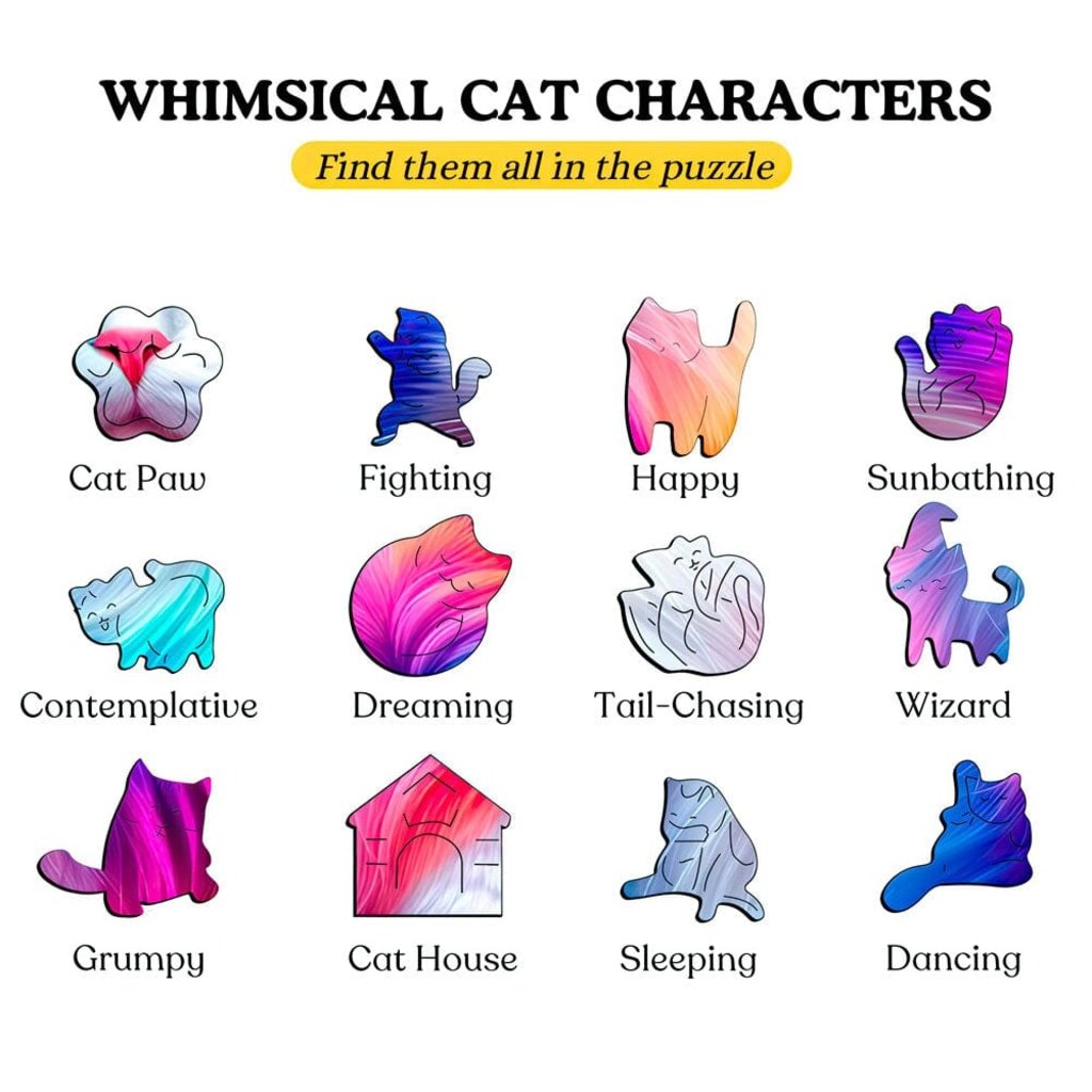 Crafthub Crafthub - Ragdoll cat - premium wooden puzzle