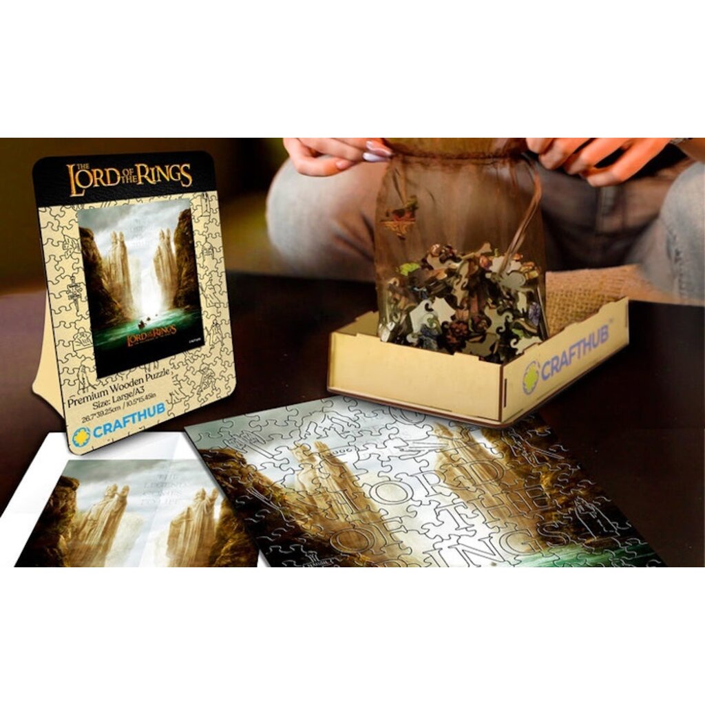 Crafthub Crafthub - Lord of the Rings The Gates of Argonath - premium houten puzzel