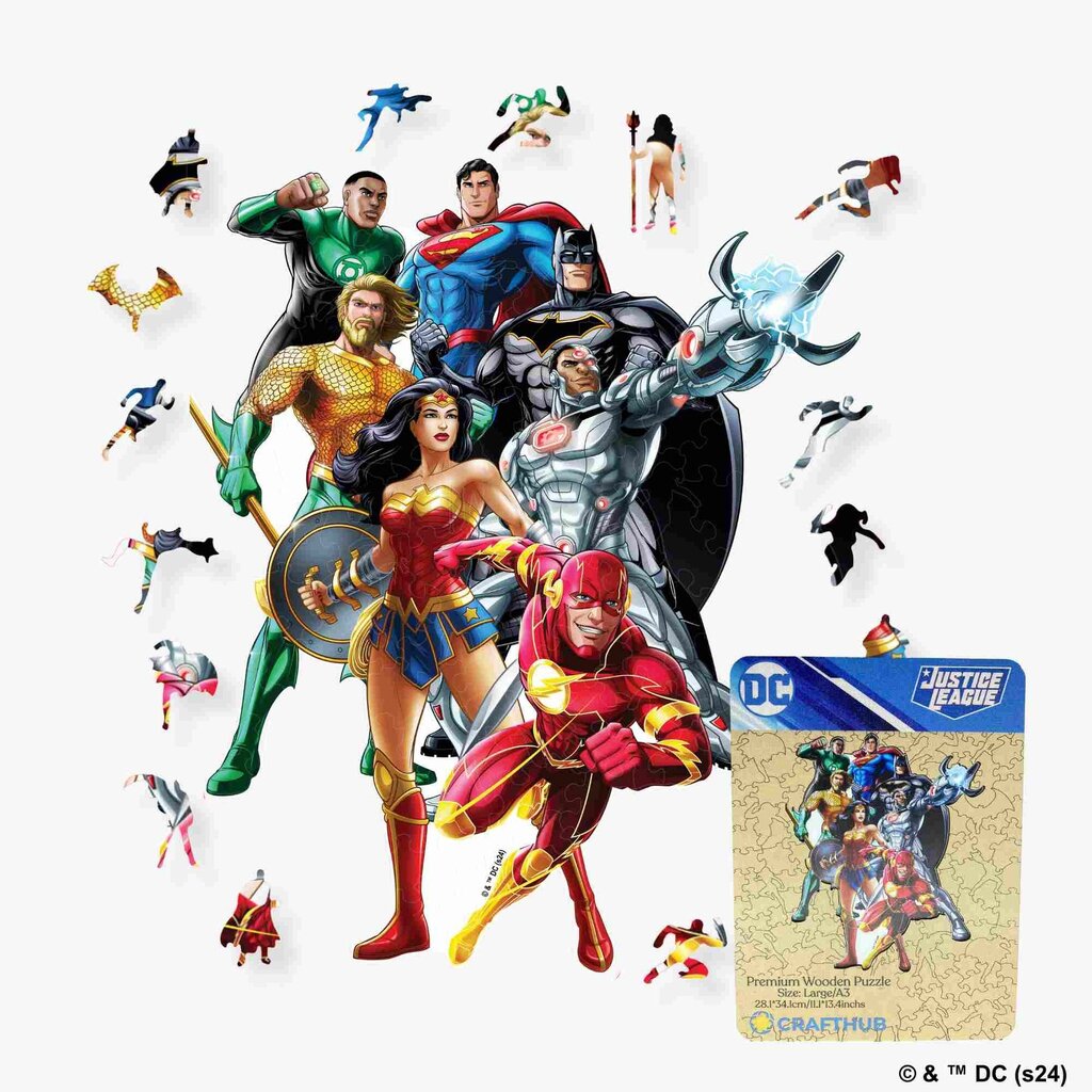 Crafthub Crafthub - Justice League Legends - premium wooden puzzle