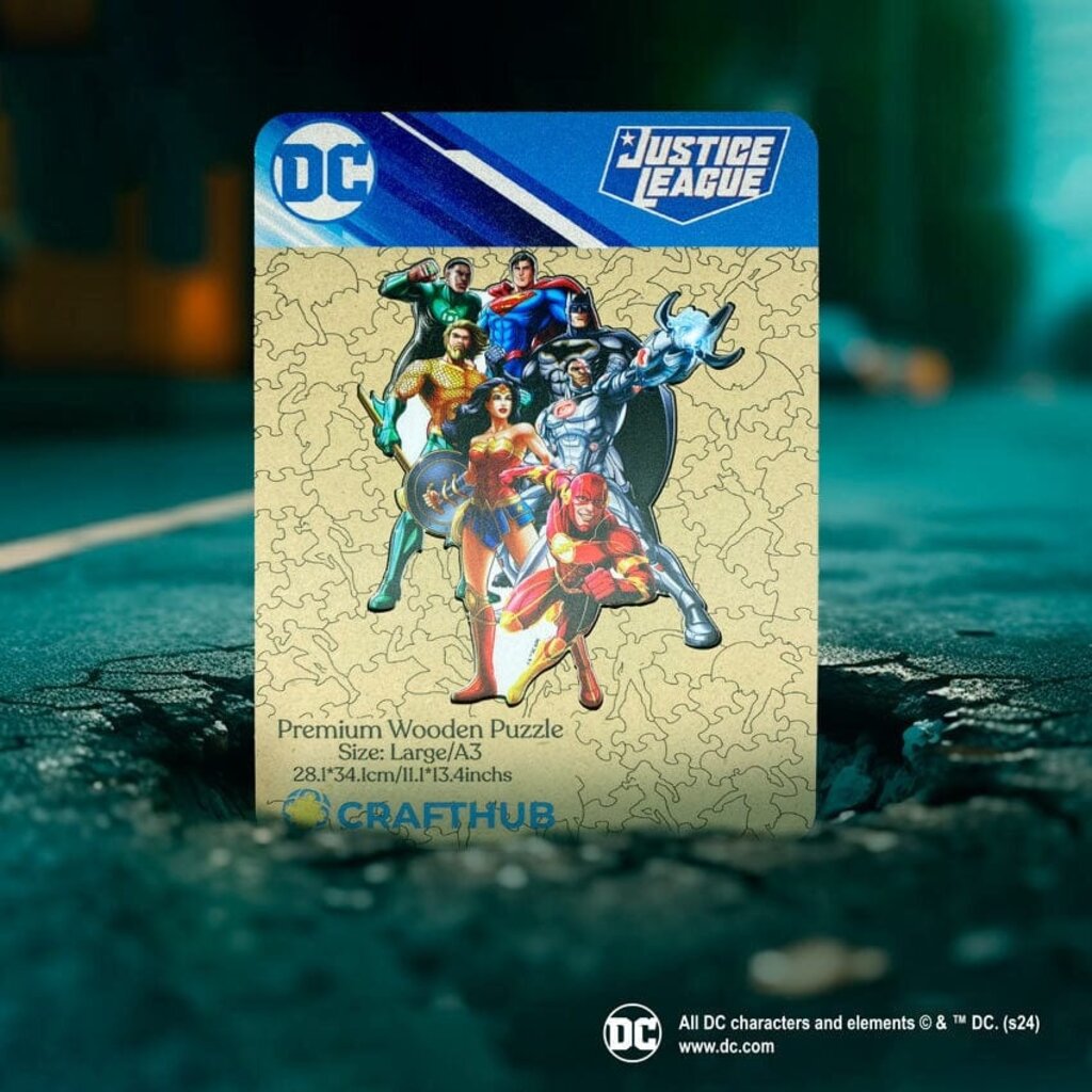 Crafthub Crafthub - Justice League Legends - premium houten puzzel