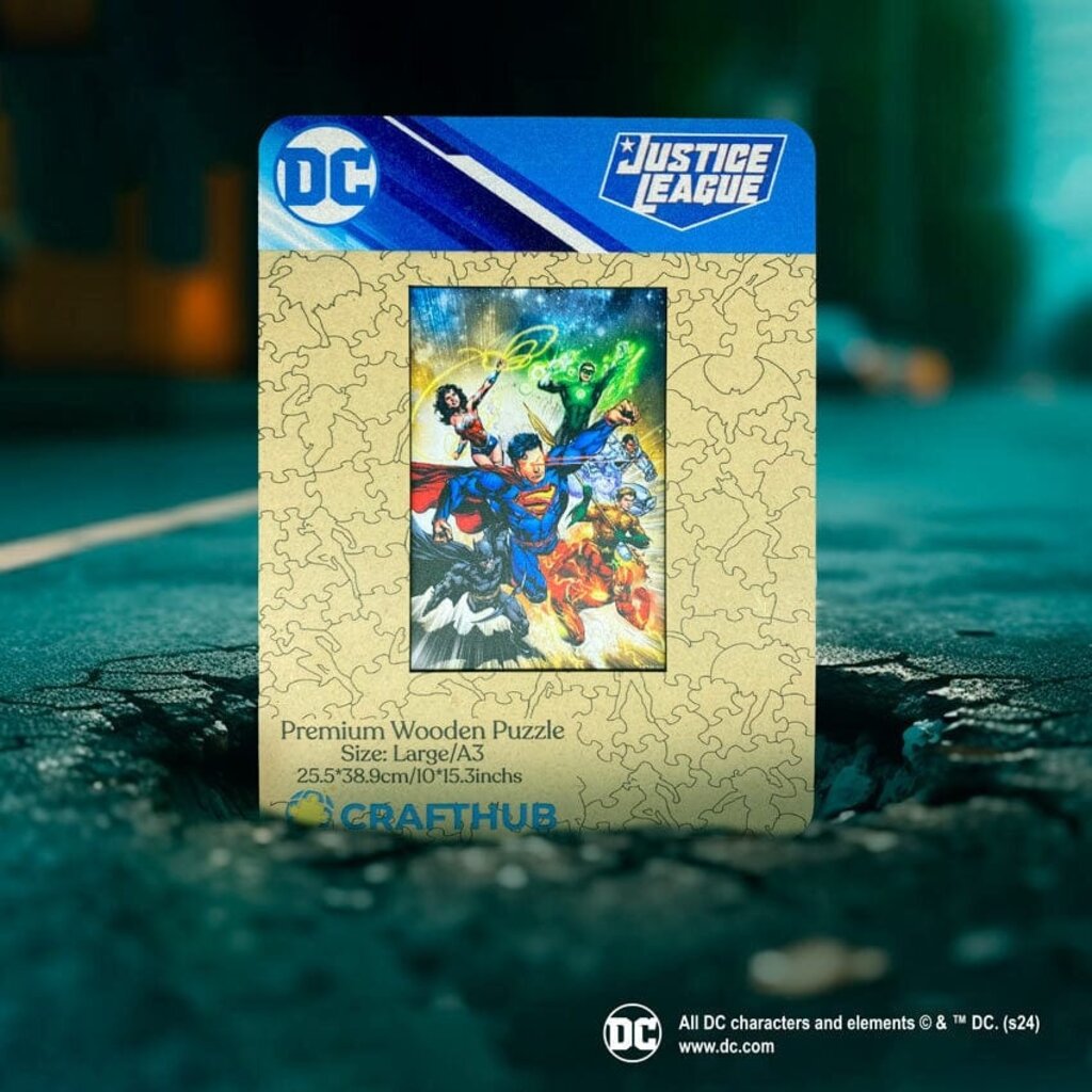 Crafthub Crafthub - Justice League Heroes - premium houten puzzel