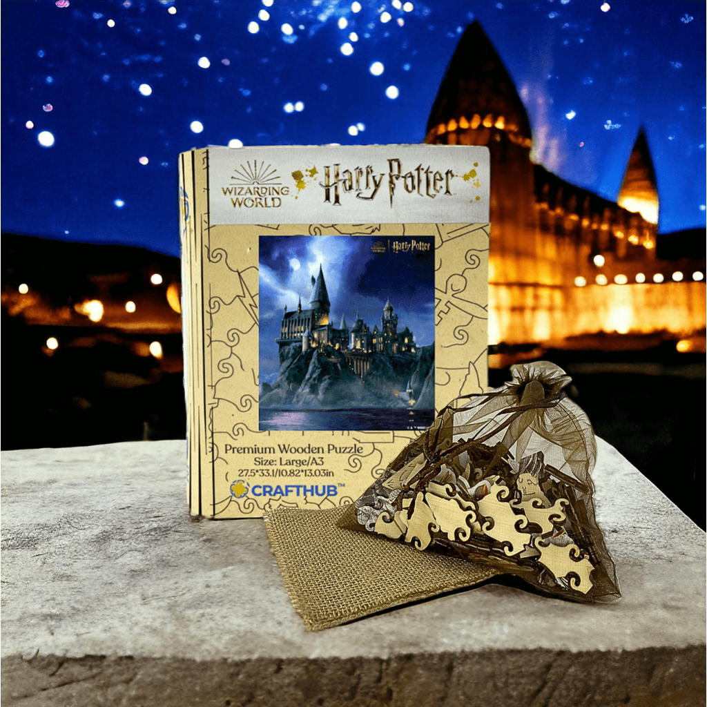 Crafthub Crafthub - Harry Potter Magical Hogwarts Castle - premium houten puzzel