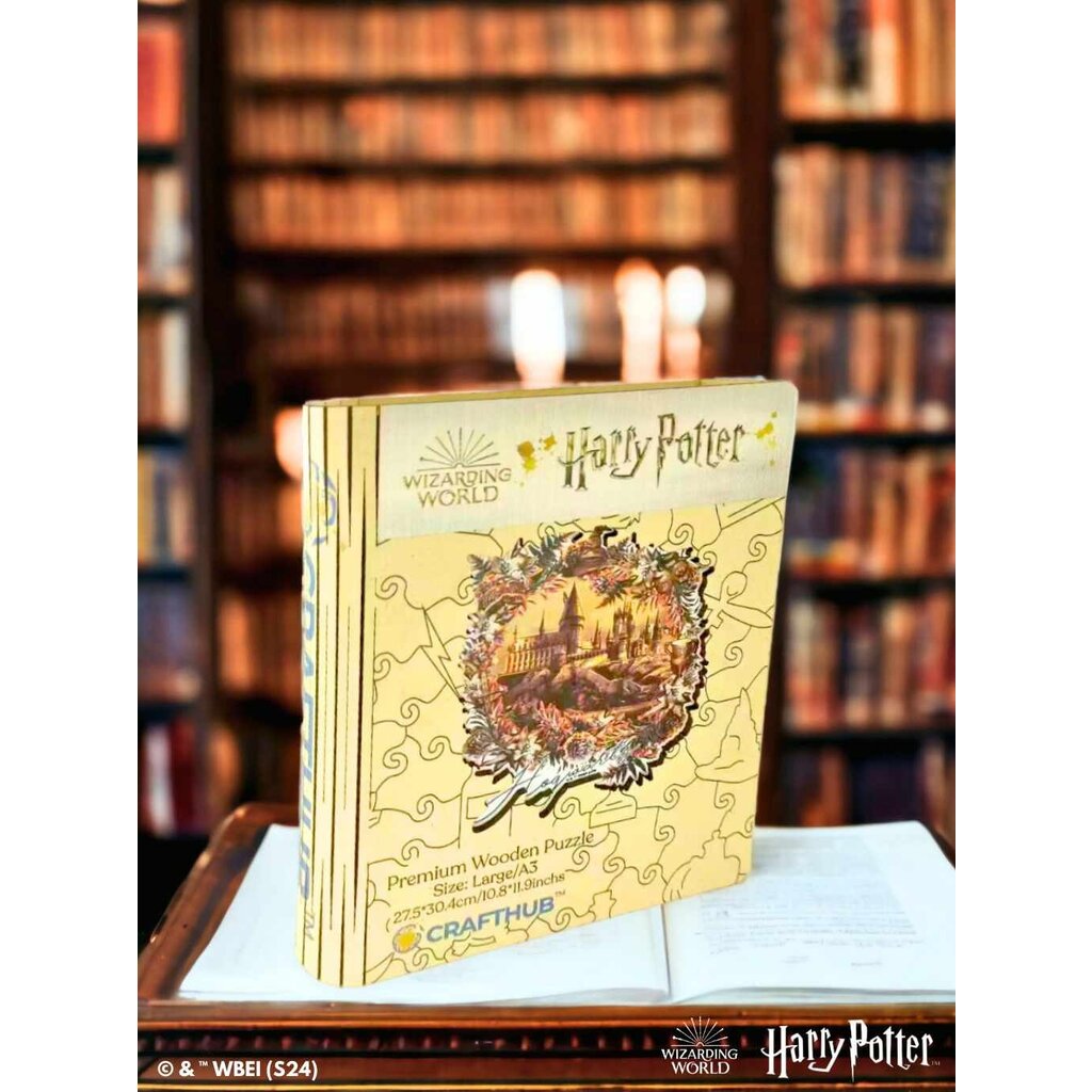 Crafthub Crafthub - Harry Potter Hogwarts Castle Utilitarian Romance - premium wooden puzzle