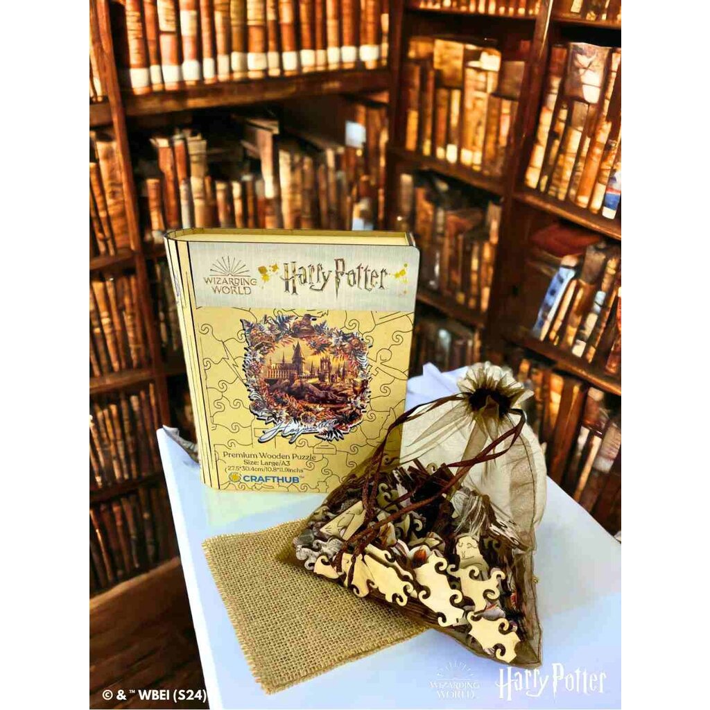 Crafthub Crafthub - Harry Potter Hogwarts Castle Utilitarian Romance - premium houten puzzel