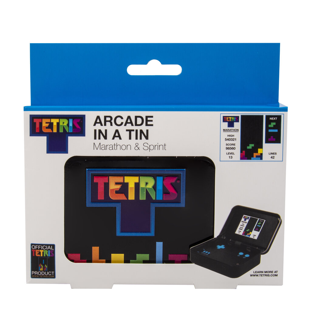 Fizz Creations Tetris - retro gaming handheld in metalen box
