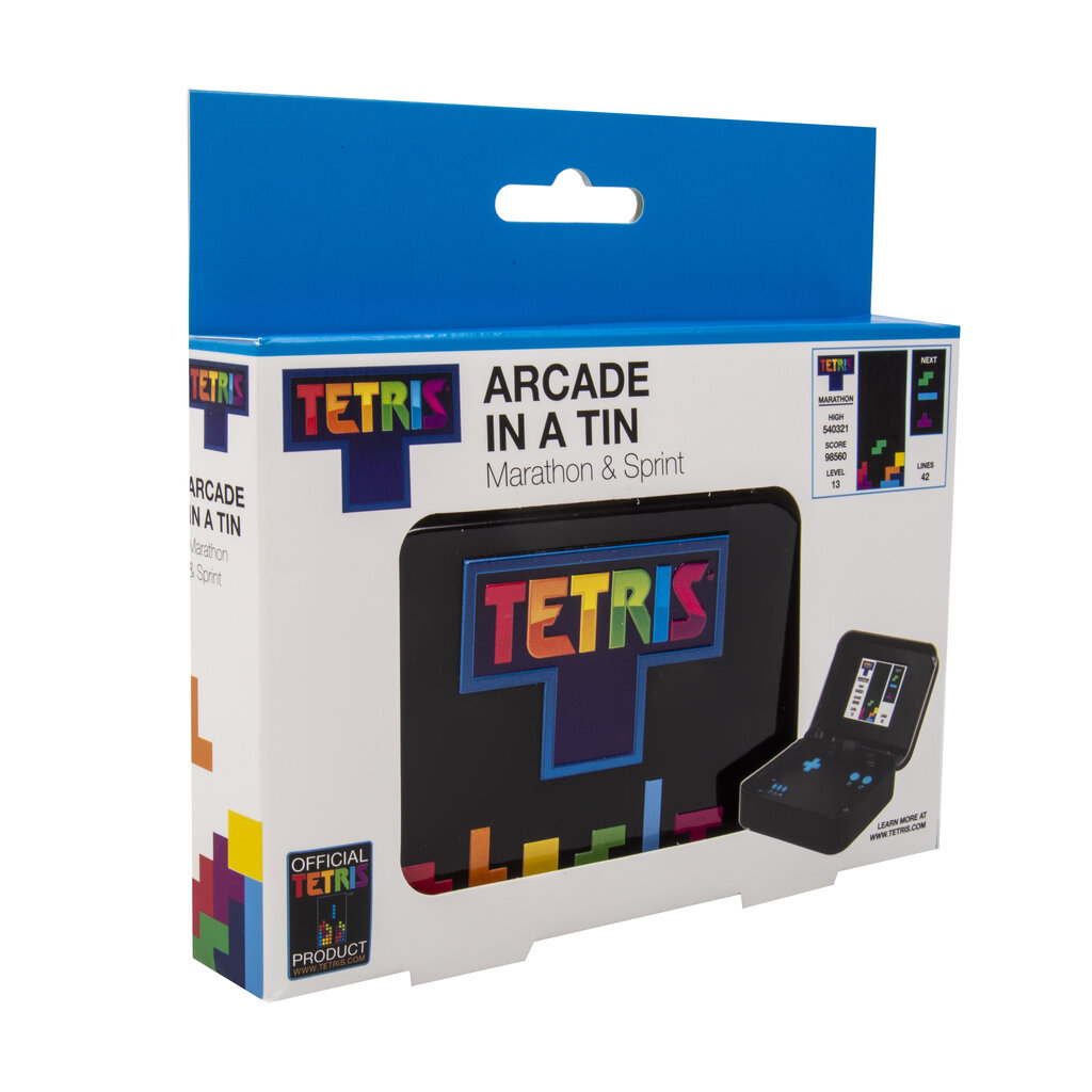 Fizz Creations Tetris - retro gaming handheld in metal box