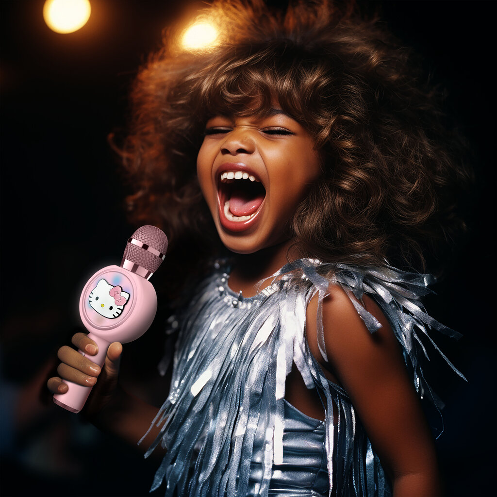 Hello Kitty Hello Kitty - PopSing LED Light - draadloze karaoke microfoon