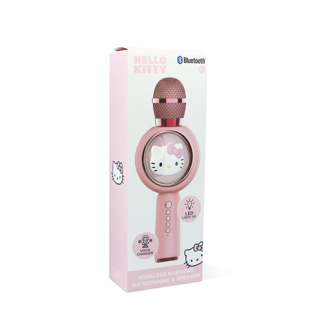 OTL Technologies Hello Kitty - PopSing LED Light - draadloze karaoke microfoon
