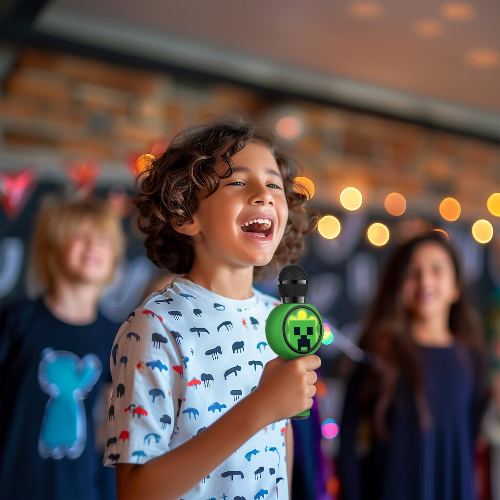 Minecraft Minecraft - PopSing LED Light - bluetooth karaoke microfoon