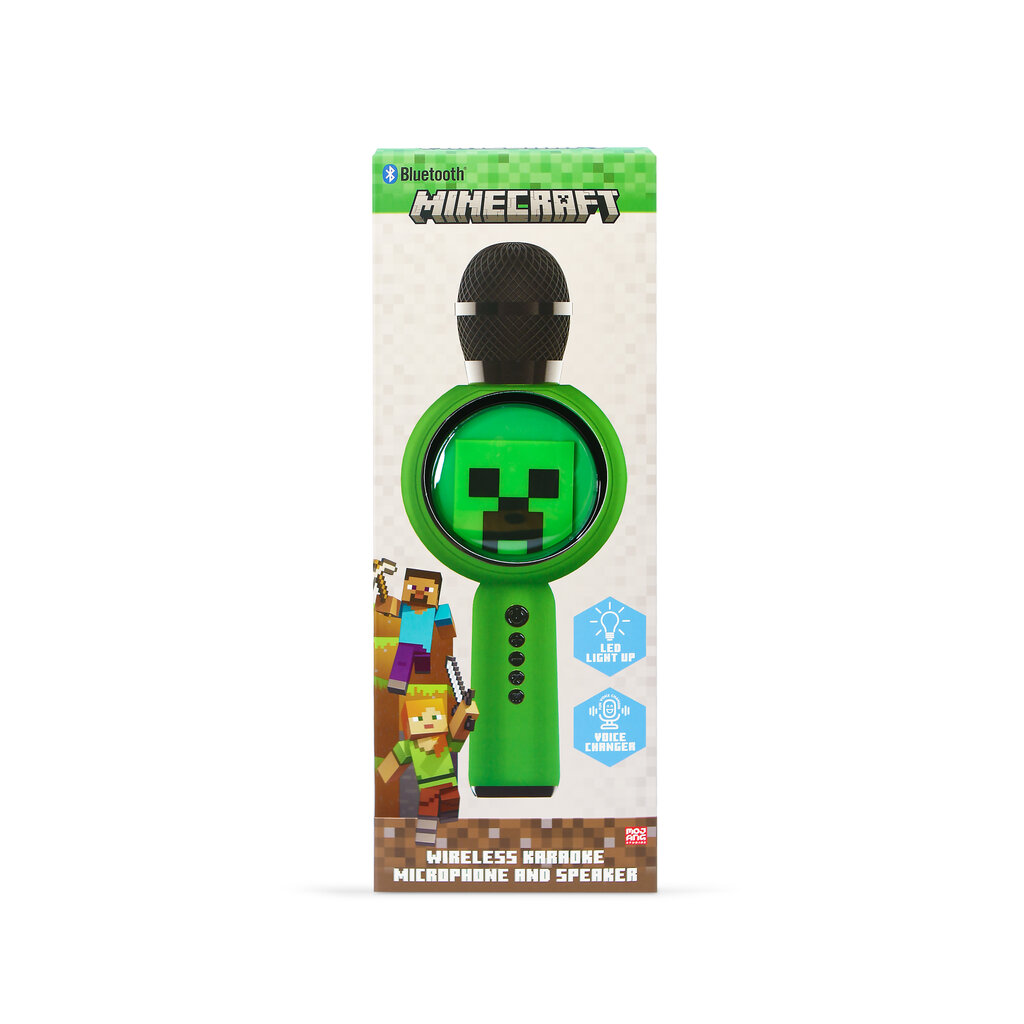Minecraft Minecraft - PopSing LED Light - bluetooth karaoke microfoon