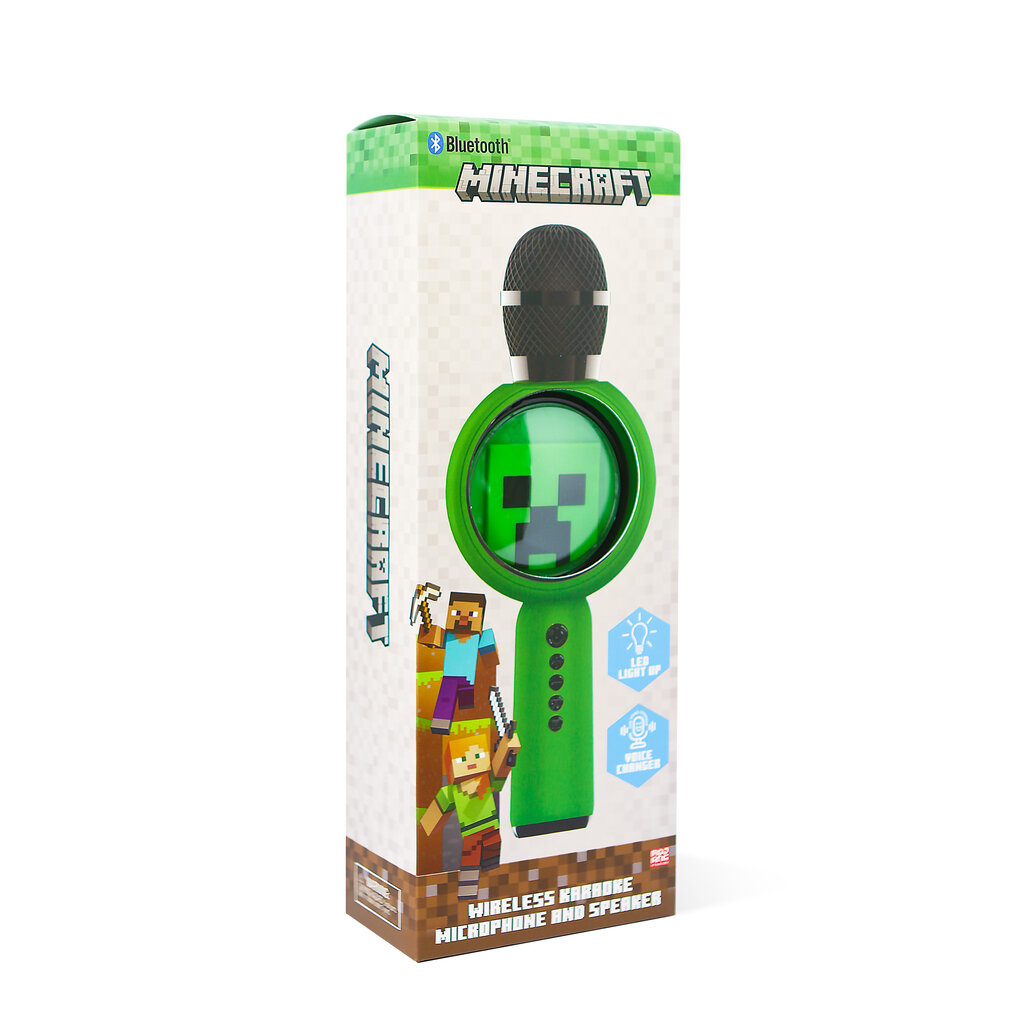 Minecraft Minecraft - PopSing LED Light - bluetooth karaoke microfoon