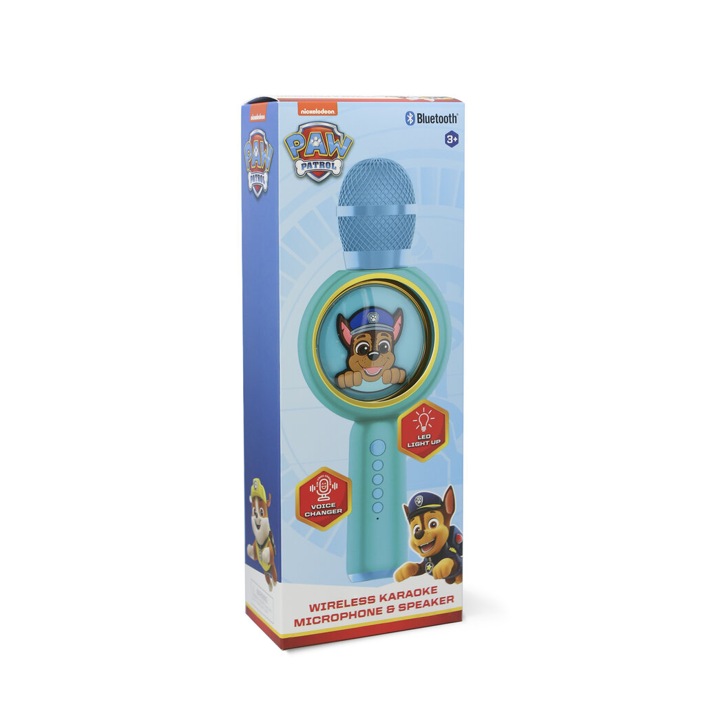 Paw Patrol Paw Patrol Chase - PopSing LED Light - draadloze karaoke microfoon
