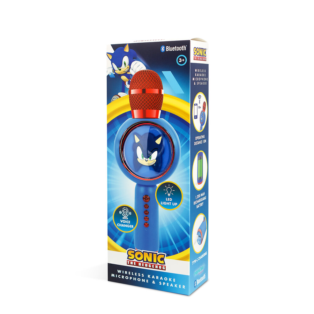 Sonic the Hedgehog Sonic - PopSing LED Light - wireless karaoke microphone
