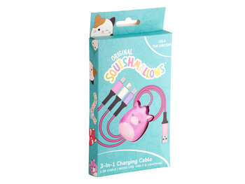 Squishmallows Squishmallows - Lola - 3-in-1 charging cable (1.2m)