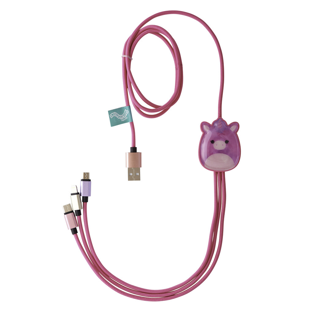 Squishmallows Squishmallows - Lola - 3-in-1 charging cable (1.2m)