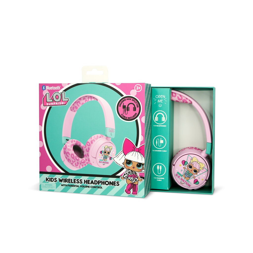 LOL Surprise B. B. Nation junior bluetooth headphones 4WRD B.V