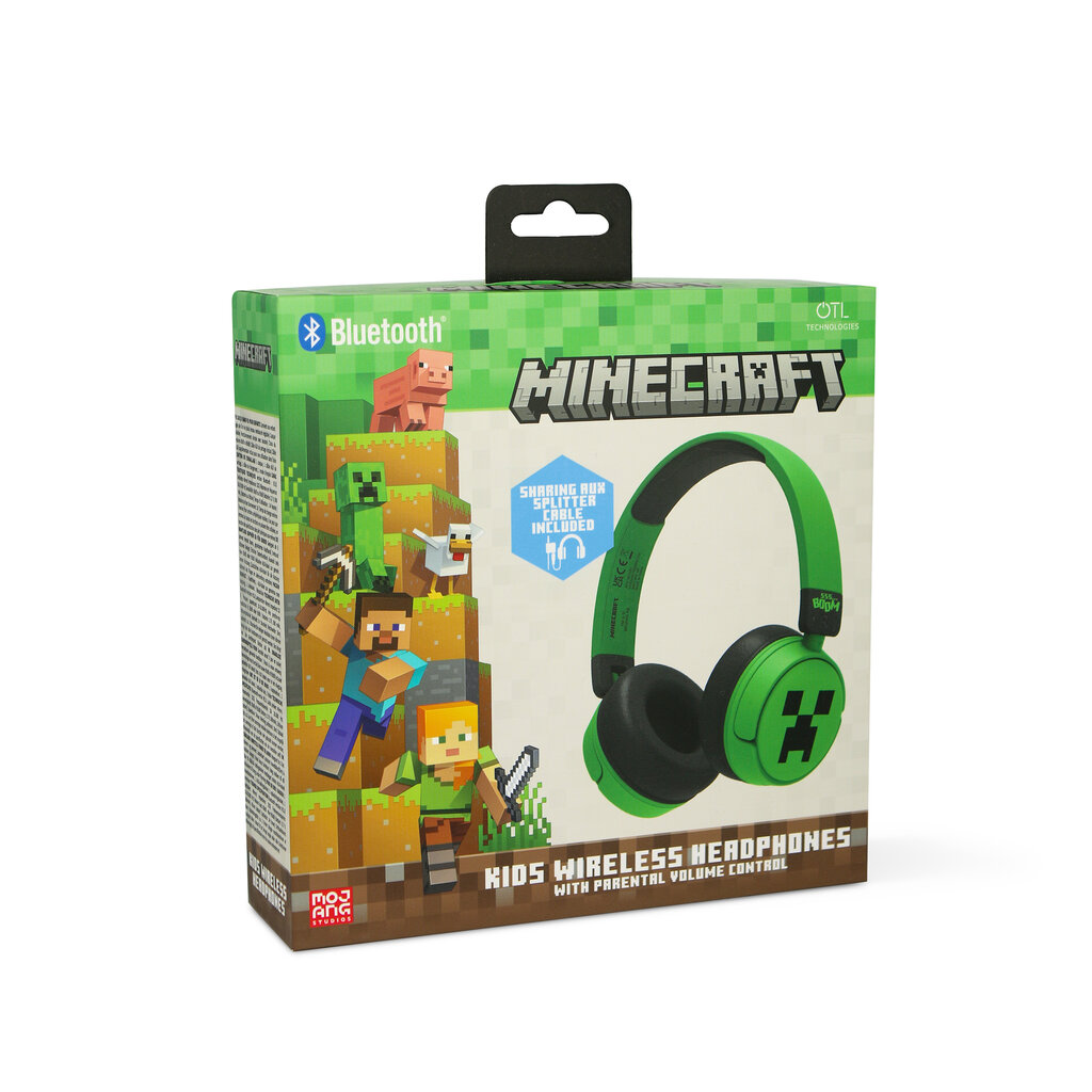 Minecraft Minecraft - Creeper - junior bluetooth koptelefoon