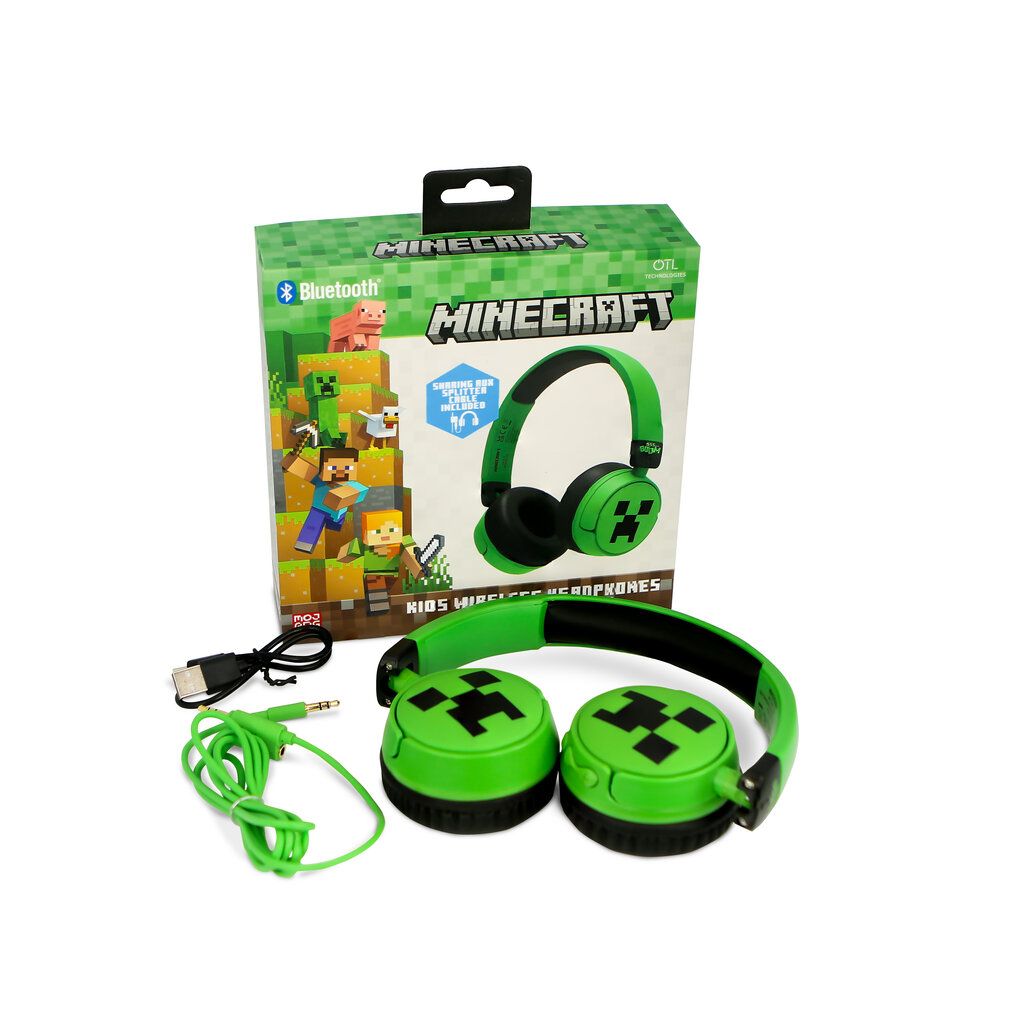 Minecraft Minecraft - Creeper - junior bluetooth koptelefoon