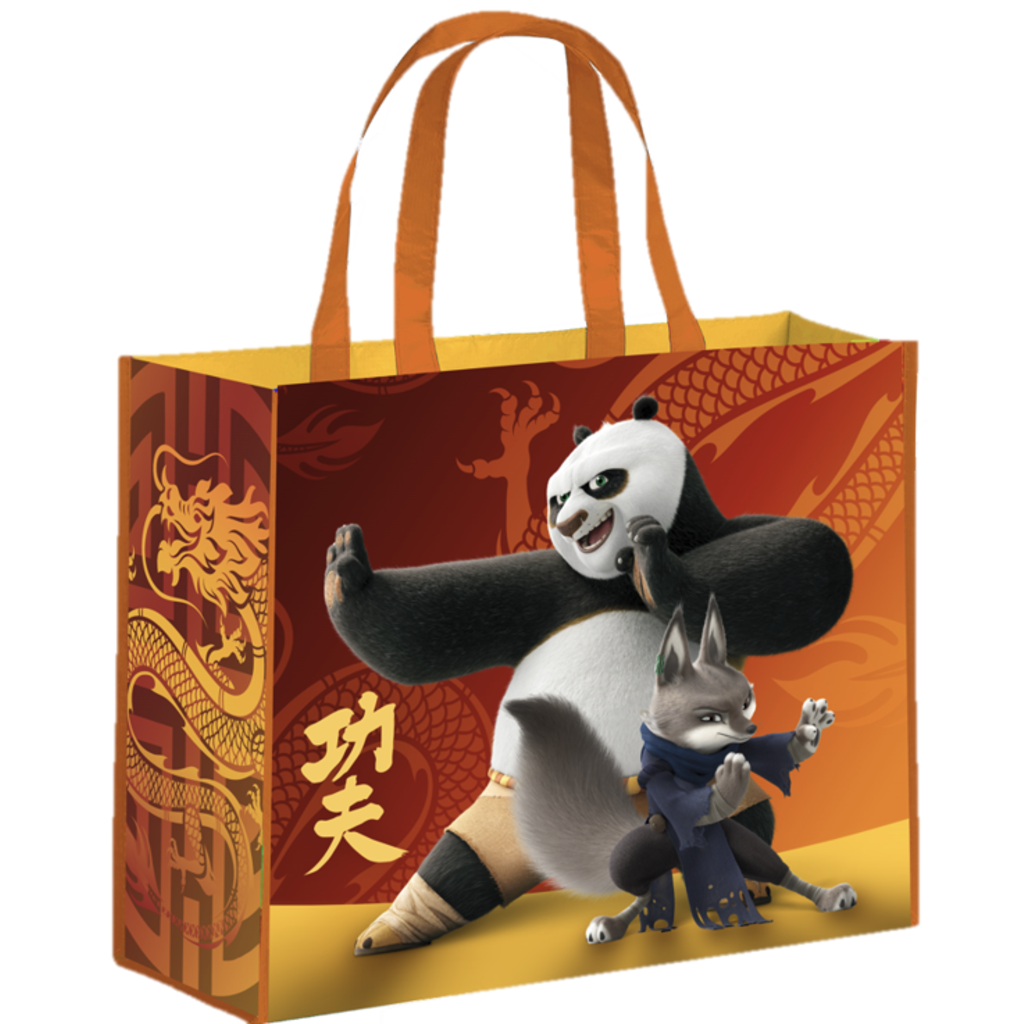 Pac-Man KungFu Panda - shopping bag