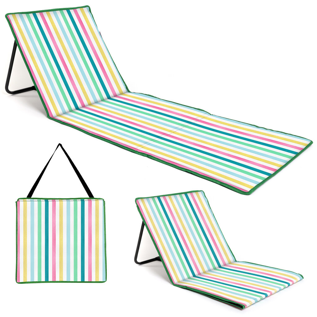 Just be... Opvouwbare strandmat (multi kleuren / licht)